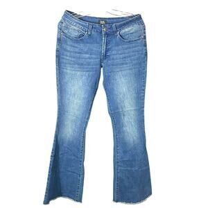 Simple Society Size 9/29 Dark Wash Womens Denim Jeans Stretch High Rise